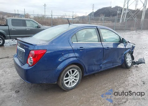 2013 Chevrolet Sonic Lt Auto from USA, damaged, VIN 1G1JC5SG2D4249491
